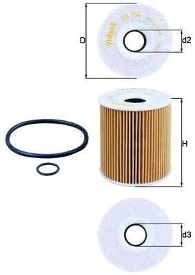 Immagine prodotto di filtro olio OPEL, VAUXHALL