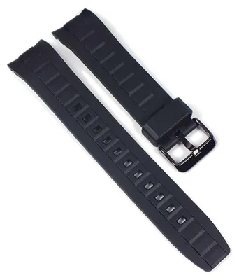 Produktbild von Casio Ersatzband Uhrenarmband 22mm Resin Band schwarz MTD-1073