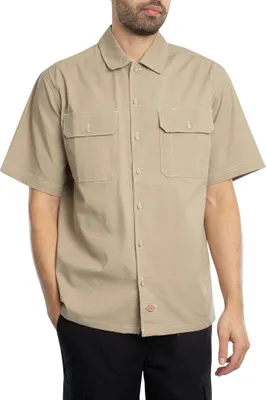 Produktbild von Dickies Riverbend Kurzärmeliges Arbeitshemd, Braun M