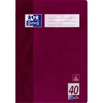 Obrázok produktu pre Oxford 100050320 Brožúra A4 / 16 listov Pravítko 40