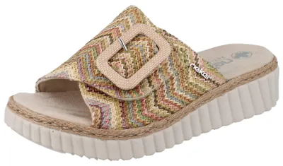 Produktbild von RIEKER Damen Pantolette mehrfarbig Textil - Größe: 38