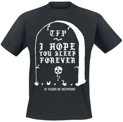 Produktbild von The Funeral Portrait T-Shirt Herren Headstone schwarz XL