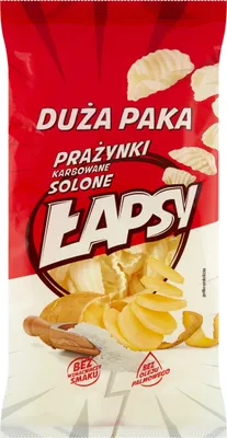 Zdjęcie produktu dla Łapsy Prażynki Naturalne Solone 110G