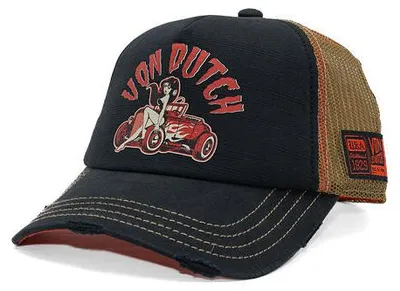 Produktbild von Von Dutch Originals Trucker Cap - CREW DEVIL ENGINE Black