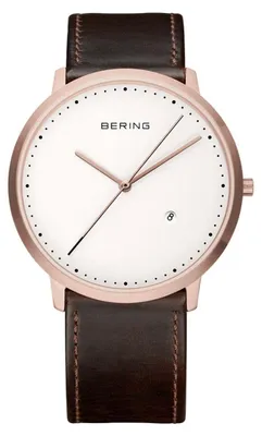 Produktbild von BERING Classic Herrenuhr braun/roségoldfarben 11139-564