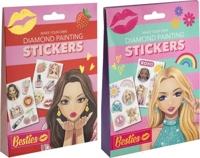 Image de Besties Diamond Painting Stickers, 12dlg.