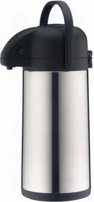 Produktbild von 1x alfi Pumpkanne TT Edelstahl mattiert, 2,5 l Thermoskanne, Thermosflasche