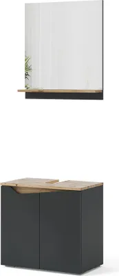 Produktbild von Badmöbel-Set Vicco Marelle Anthrazit 2 Teile, Model 47691