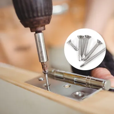 Produktbild von Selbstschneidende Schrauben Edelstahl Set 260 Teile Bohrschrauben