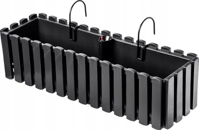 Zdjęcie produktu dla KADAX Skrzynka Balkonowa 58cm + 2 Uchwyty Antracyt