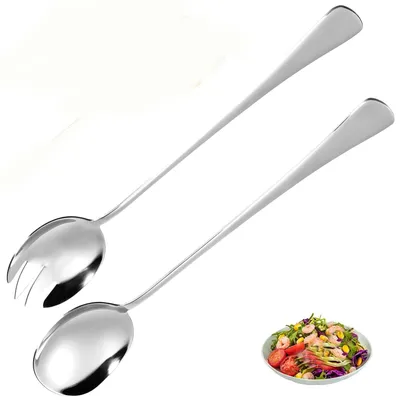 Servierbesteck-Set 28 cm, Edelstahl, 2 Stück