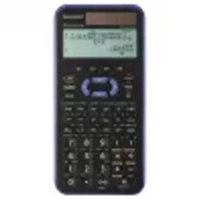 Produktbild von Sharp EL-W531XGB-VL, Tasche, Wissenschaftlicher Taschenrechner, 12 Ziffern, Batterie/Solar, Schwarz, Violett