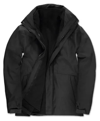 Image de B&C - Veste « Corporate » 3 en 1 pour homme FK2686 (XS) (noir)