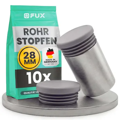 Productafbeelding van 10 stuks kunststof ronde buisstoppen 10 mm - 120 mm - lamellenstop