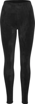 Produktbild von Tobeni Damen Winter-Leggings mit Teddy-Futter Thermo-Legging extra Kuschelig Warm, Farbe:Schwarz, Grösse:S/M