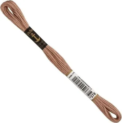 Produktbild von Anchor Sticktwist 4635000-00378 kakao Stickgarn, 100 % Baumwolle