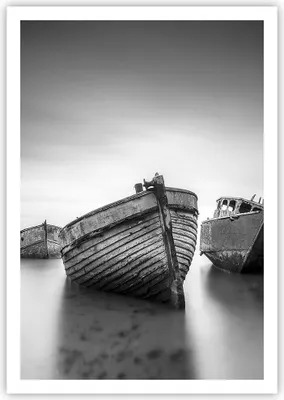 Produktbild von Poster - Poster ohne Rahmen - £ódŸ Wrack Schiff - 70x100 cm - Wand Bild - Wanddeko - Wandbilder - Kunstposter - Wandposter - Bilder - Kunstdruck - Wanddekoration - Wandbild - P2XPA70x100-4999