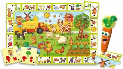 Produktbild von Lernspiel Lisciani Giochi Hablando Carotina - Happy Farm (2 Stück)