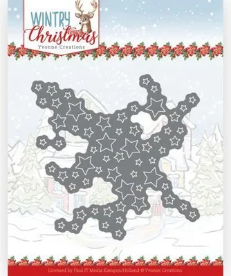 Produktbild von Stanzschablone - Yvonne Creations - Wintry Christmas - Cut out Sterne