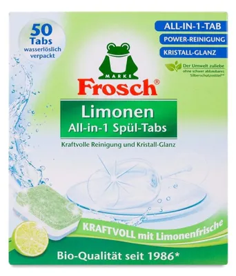 Obrázek produktu pro Frosch Lime Tabs do myčky nádobí 50ks