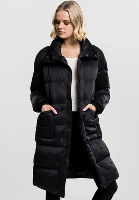 Image de Urban Classics Ladies Oversized Puffer Coat noir - L