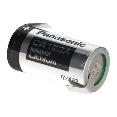 Obrázek produktu pro Fotobaterie Panasonic CR123A Lithium 3V 1400mAh Z-pájený štítek
