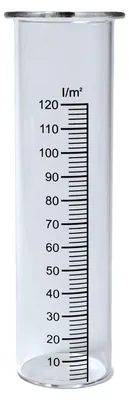 Produktbild von REGENMESSER Niederschlagsmesser aus Glas Ca 15 cm hoch. Skala 120 l/m²