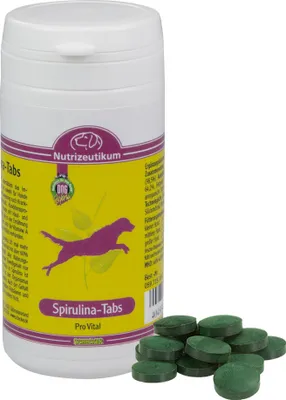 Produktbild von Dogreform Spirulina-Tabs 70 g(180Stck.) in Stress-Situationen zur Genesung