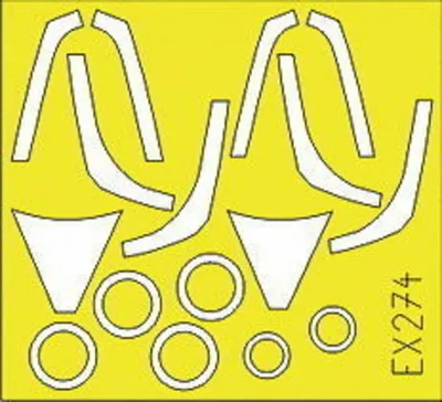 Produktbild von Eduard Accessories F-16CN Block 30/32 Tamiya 7309274