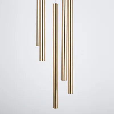 Zdjęcie produktu dla Lampa wisząca SOPEL LUX złota szczotkowana 1xG9x3W metal wym:130x6x6cm IP20 Sigma Lighting