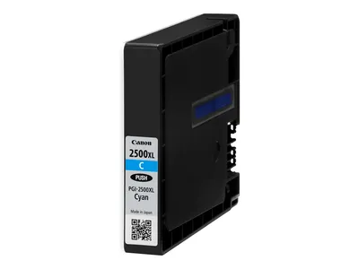 Produktbild von Canon PGI-2500XL C, Hohe (XL-) Ausbeute, Cyan, 19,3 ml, 1520 Seiten