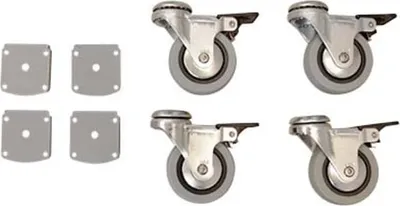 Produktbild von STIER Rollenset für elektrisch höhenverstellbaren Schreibtisch 501-33