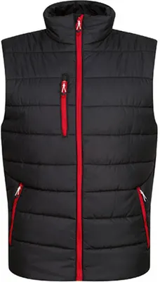 Produktbild von Regatta Professional TRA892 | Herren Navigate Thermal Bodywarmer - Farbe: Black/Classic Red - Größe: S