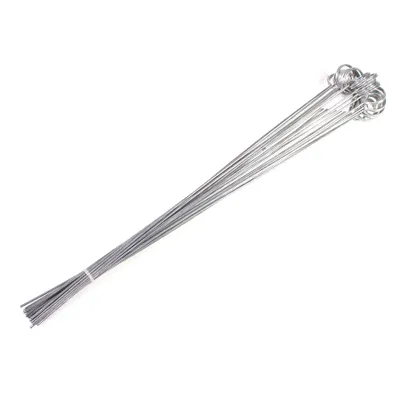 Produktbild von 25 Metallstecker Preisschildhalter Etikettenhalter Schilderhalter 40cm Öse 25mm verzinkt