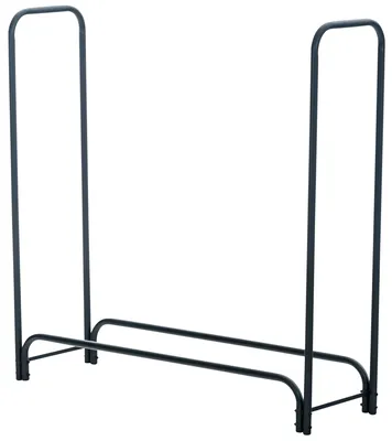 Immagine prodotto di CLP Wilster, porta legna da ardere in look industriale, antracite 120x120x36 cm