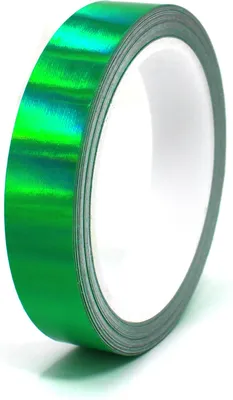 Produktbild von 10m Zierstreifen 12mm Hologramm Grün Dekorstreifen Auto Motorrad Boot Modellbau Klebestreifen