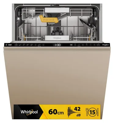 Image de Whirlpool WH8IA115B2M3TUS0, Entièrement encastrable, Entière (60 cm), Noir, Tactile, 1,3 m, 1,55 m