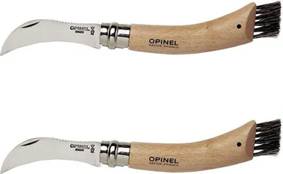 Image de 2 couteaux à champignons Opinel 8 cm