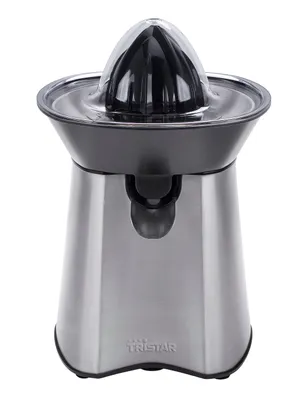 Produktbild von Tristar CP-2269 Zitruspresse, Schwarz, Edelstahl, 60 W, 220-240 V, 50 Hz, 1,24 kg, 205 mm