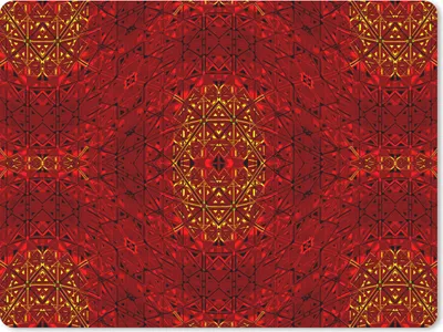 Produktbild von MuchoWow® Mauspad Mousepad Muster - Abstrakt - Rot 23x19 cm - Mousepads - Maus Mat - Pad - Mausunterlage - Schreibtischunterlage - Mauspad