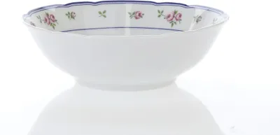 Produktbild von Thun 1794 Rose, Müslischale, 16 cm, Thun-Porzellan, Rosen, blauer Rand