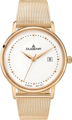 Produktbild von Dugena Damen-Armbanduhr Mila, Quarz, Milanaise-Edelstahl-Armband, 3 bar
