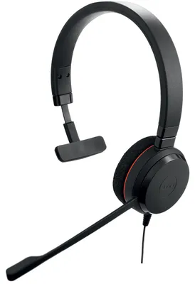 Obrázek produktu pro Jabra Evolve 20 Headset Drátová náhlavní souprava s páskem pro kancelář/telefonní centrum USB Type-C / USB Type-A Black