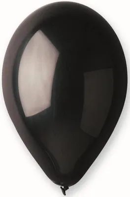 Immagine prodotto di Palloncini in lattice pastello 33 cm - Nero, 50 pz.