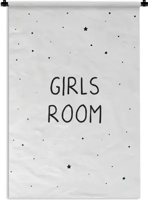 Produktbild von MuchoWow® Wandteppich Wandbehang Zitate - Mädchenzimmer - Mädchen - Kind - Sprichwörter 120x180 cm Tapisserie Dekoration Wandtuch - Schlafzimmer - Dekorationen für das Haus