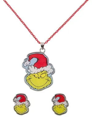 Immagine prodotto di Set natalizio Grinch Collana+ Orecchini