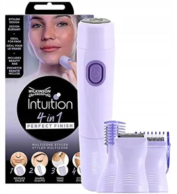 Obrázek produktu pro Holící strojek Wilkinson Intuition Perfect Finish 4 v 1 s nástavcem na zastřihávání a dalšími nástavci