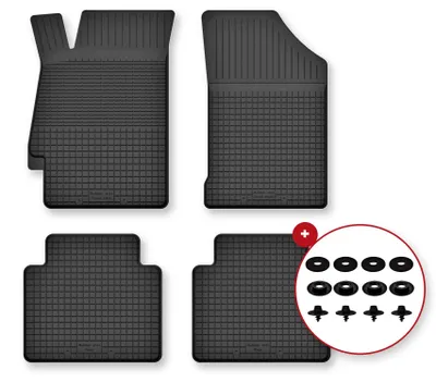 Zdjęcie produktu dla Dywaniki gumowe do Hyundai Elantra V 2010-2016 (coupé/sedan) – 4 szt., czarne, dobierane – Wielganizator Semi-Universal