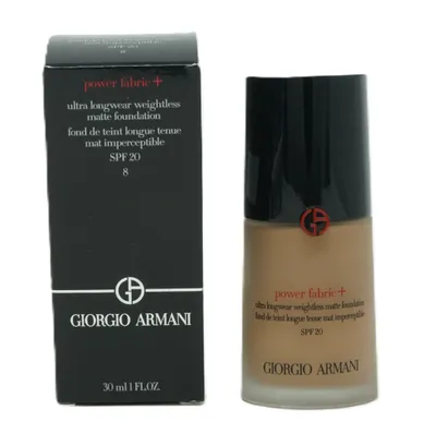 Produktbild von Giorgio Armani Power Fabric+ ultra longwear weightless SPF 20 matte Foundation 8 30ml