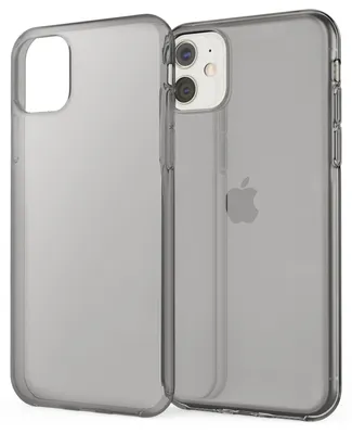 Produktbild von NALIA Handy Hülle für iPhone 11, Silikon Schutz Case Cover Tasche Bumper Etui Grau